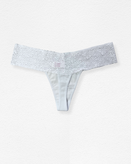 Panty Hilo con Fajón de Encaje