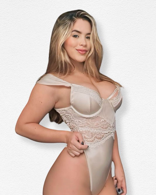 Body Tiffany - Encaje Marfil