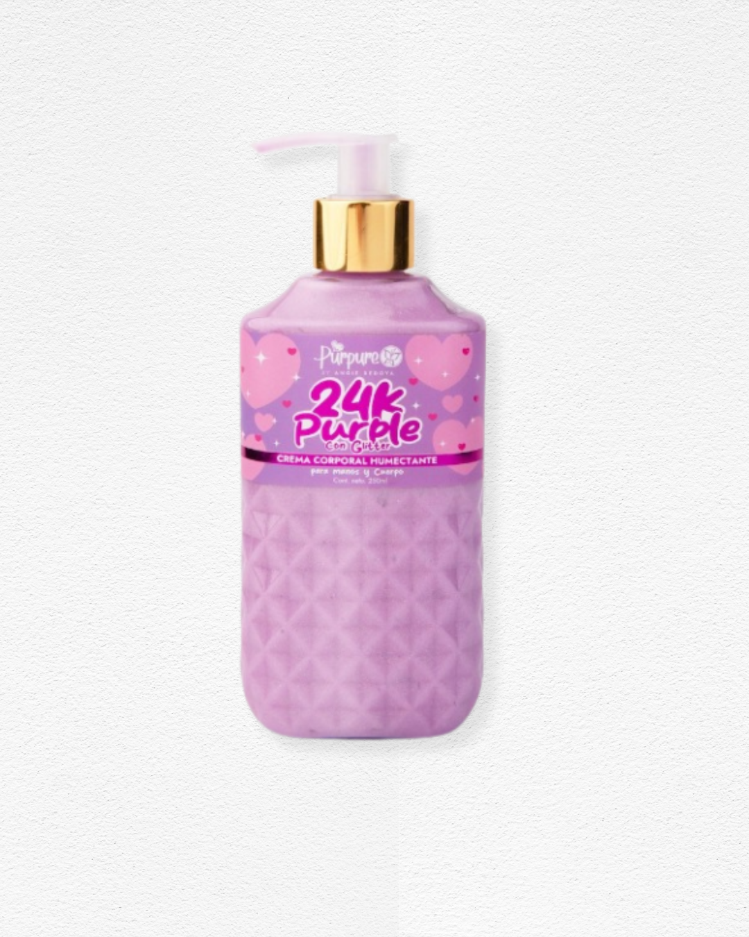 Crema Corporal con Glitter - 24k Purple