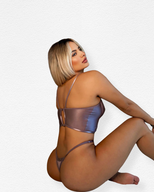 Set de Ropa Interior Camila - Encaje Lavanda