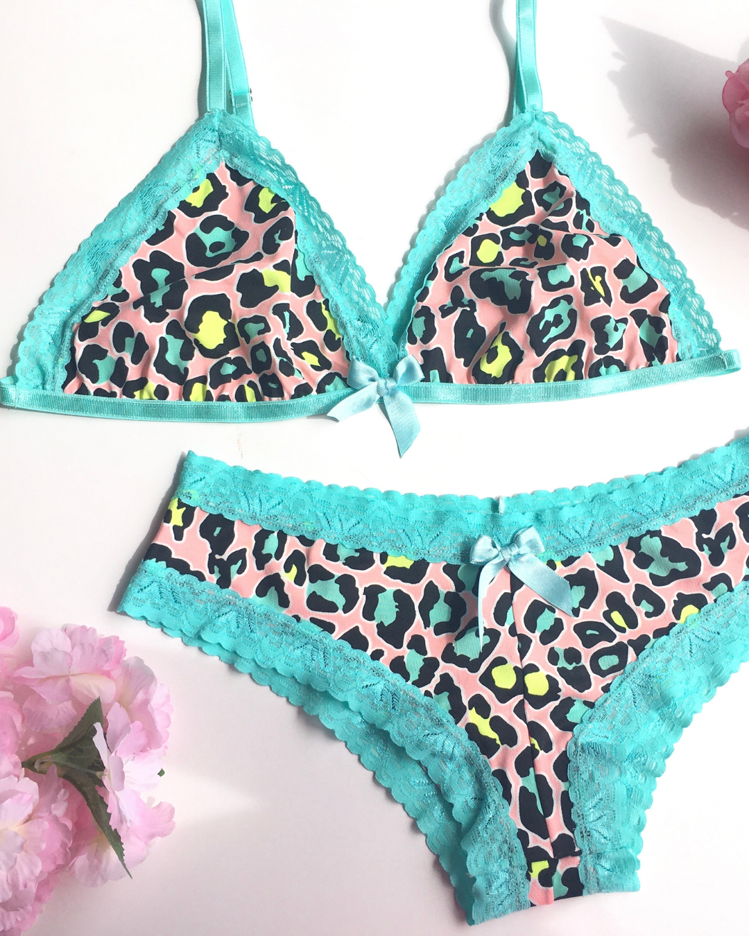 Set de Ropa Interior Olivia - Estampado Animal Print