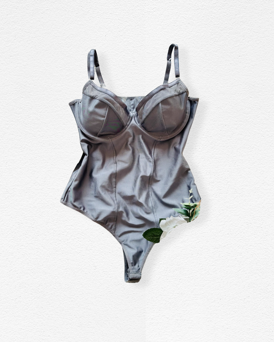 Body Matilda - Satinado Gris