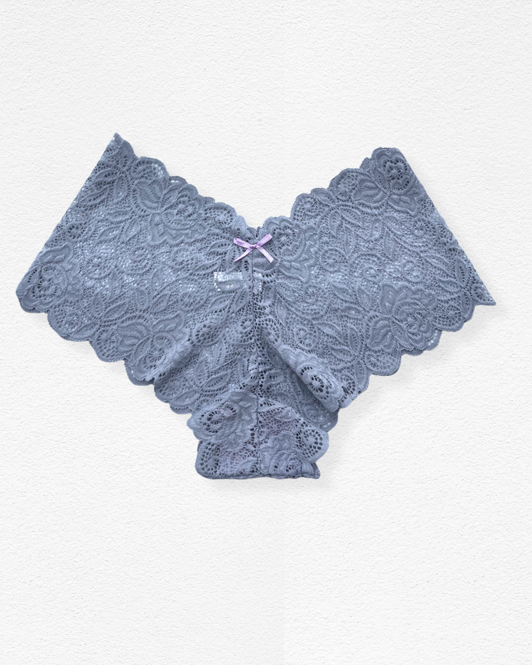 Panty cachetero de encaje floral