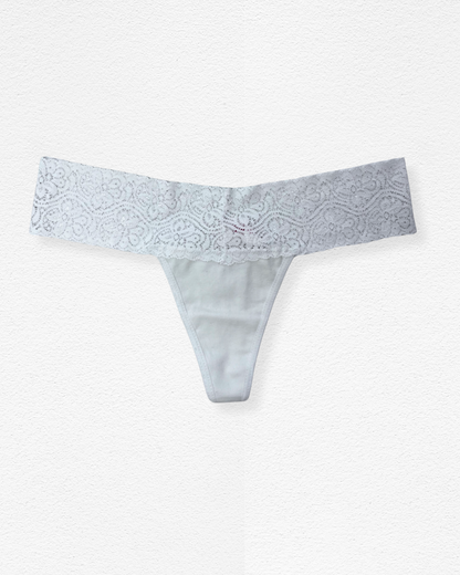 Panty Hilo con Fajón de Encaje