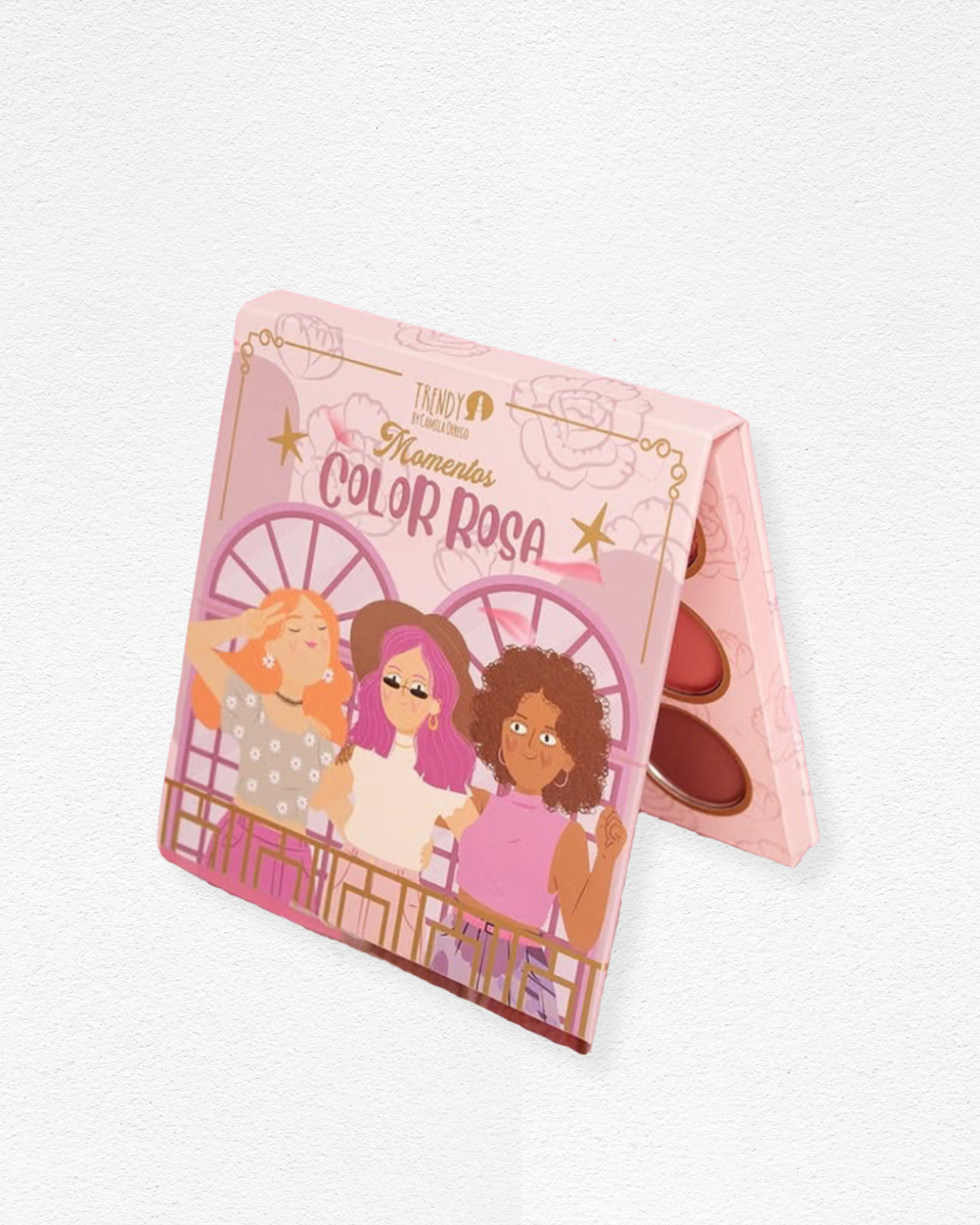 Paleta de Sombras - Momentos Color Rosa