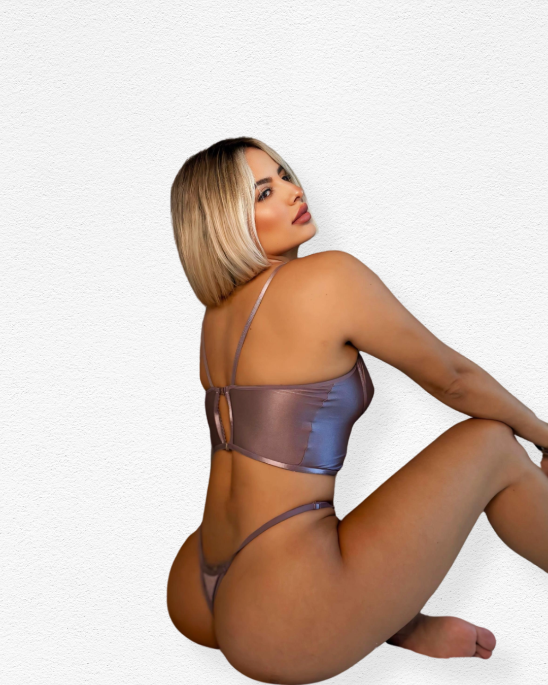 Set de Ropa Interior Camila - Encaje Lavanda