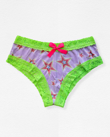 Panty de Algodón con Encaje Clásico