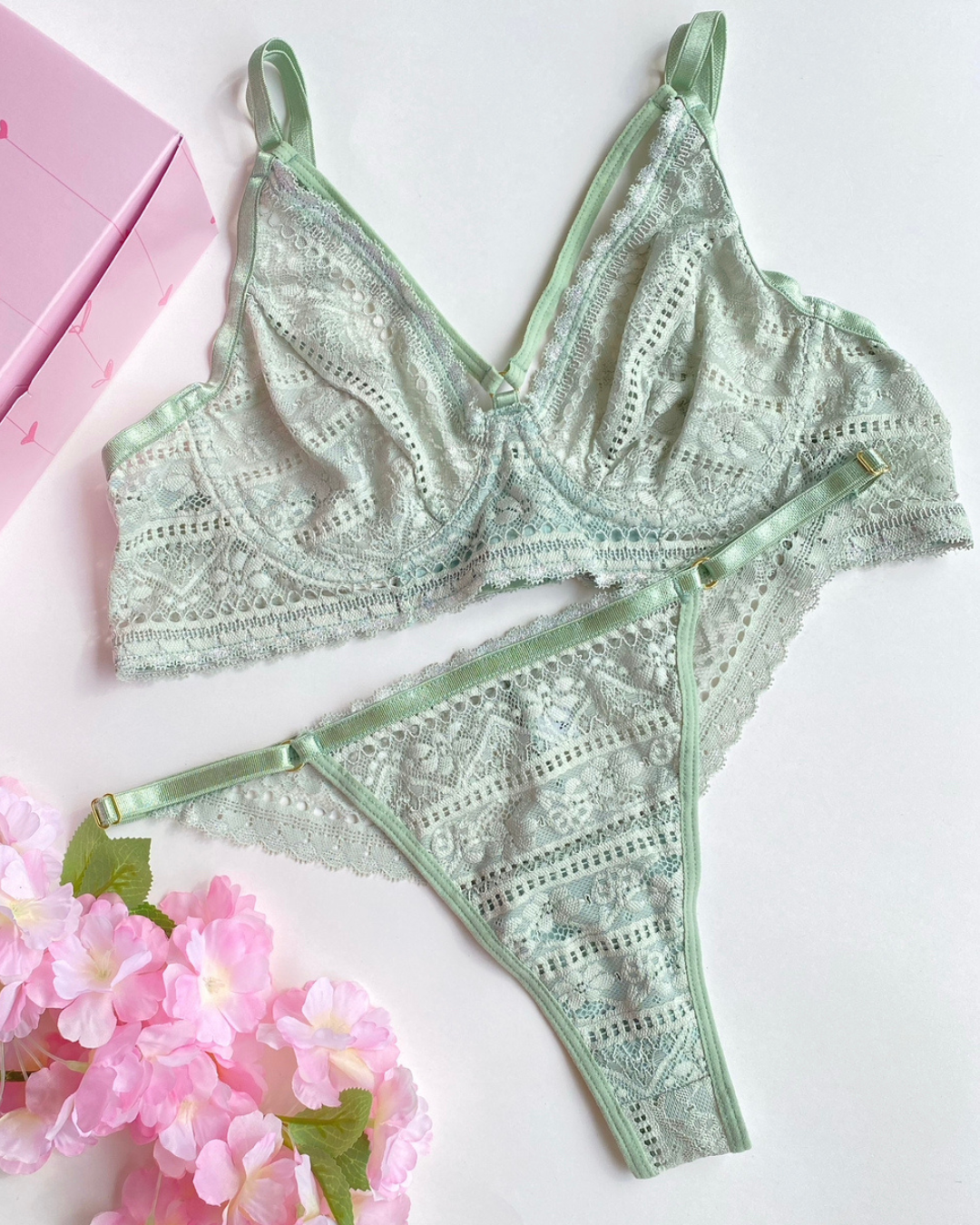 Set de Ropa Interior Aileen - Encaje Delicado