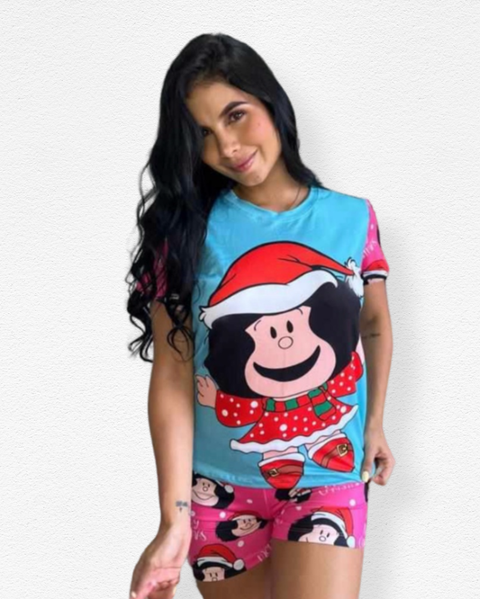 Set de Pijama Mafalda Navidad