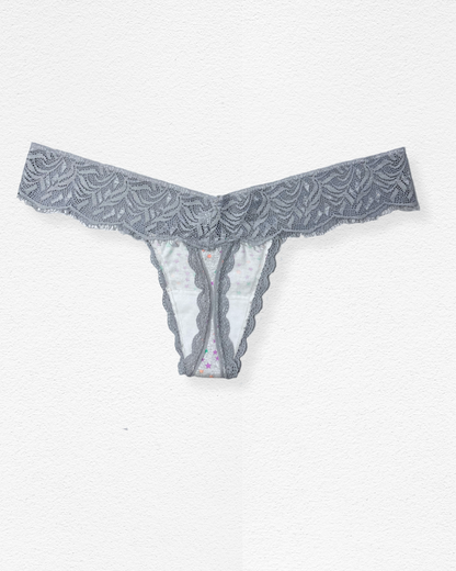 Panty Hilo con Fajón de Encaje