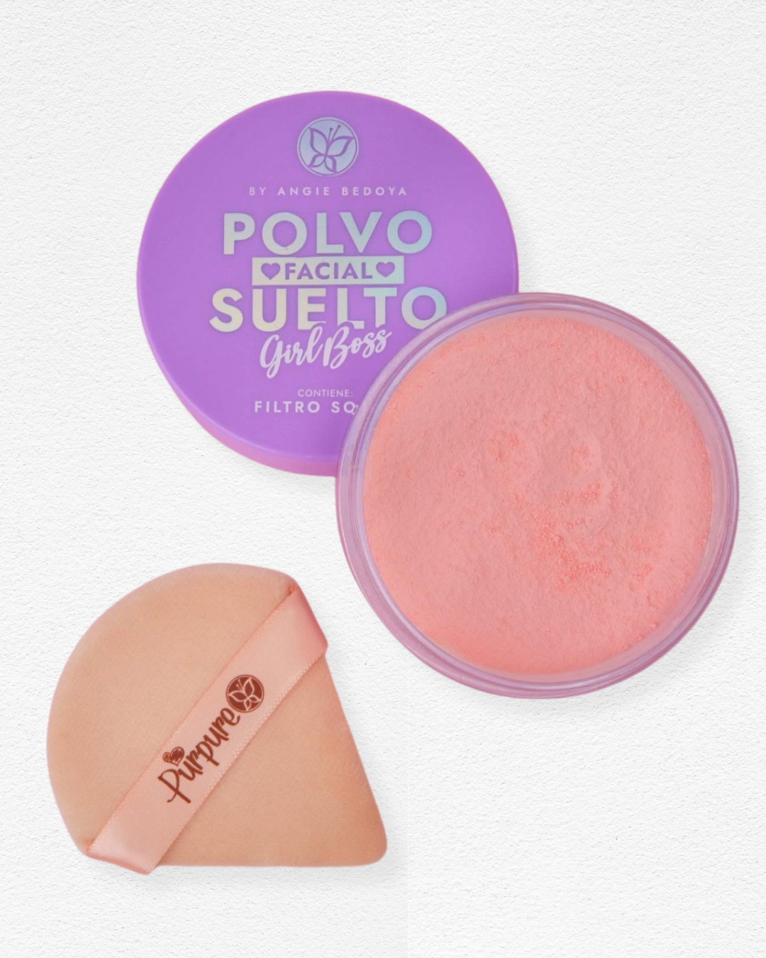 Polvo Facial Suelto Rosado - Girl Boss