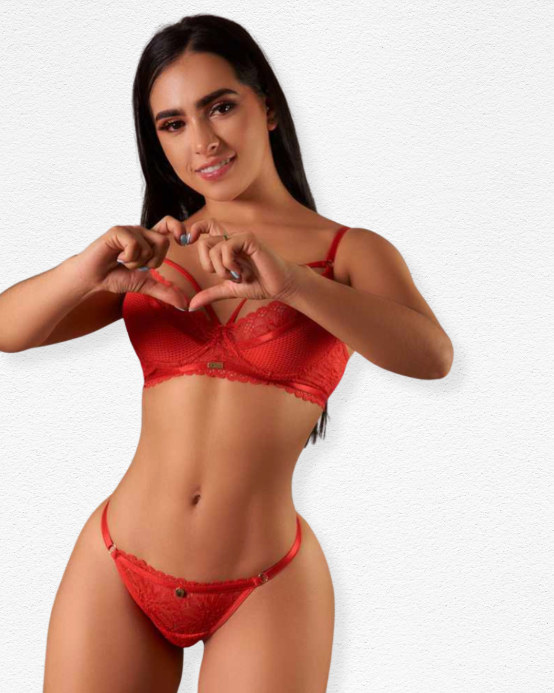 Set de Ropa Interior Valeria - Encaje Floral