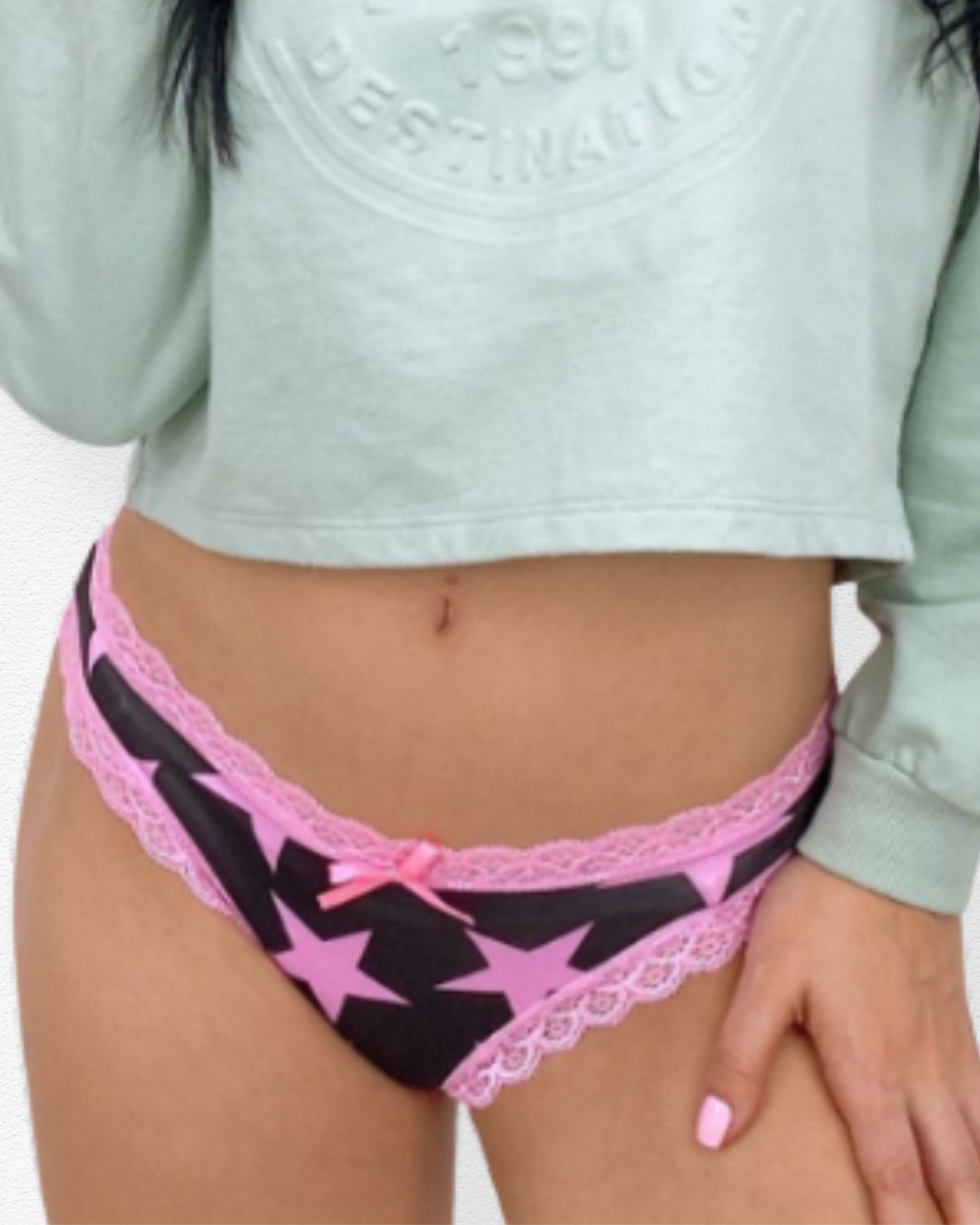 Panty Cachetero con Encaje