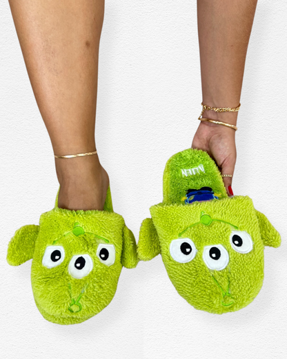 Pantuflas - Alíen Verde