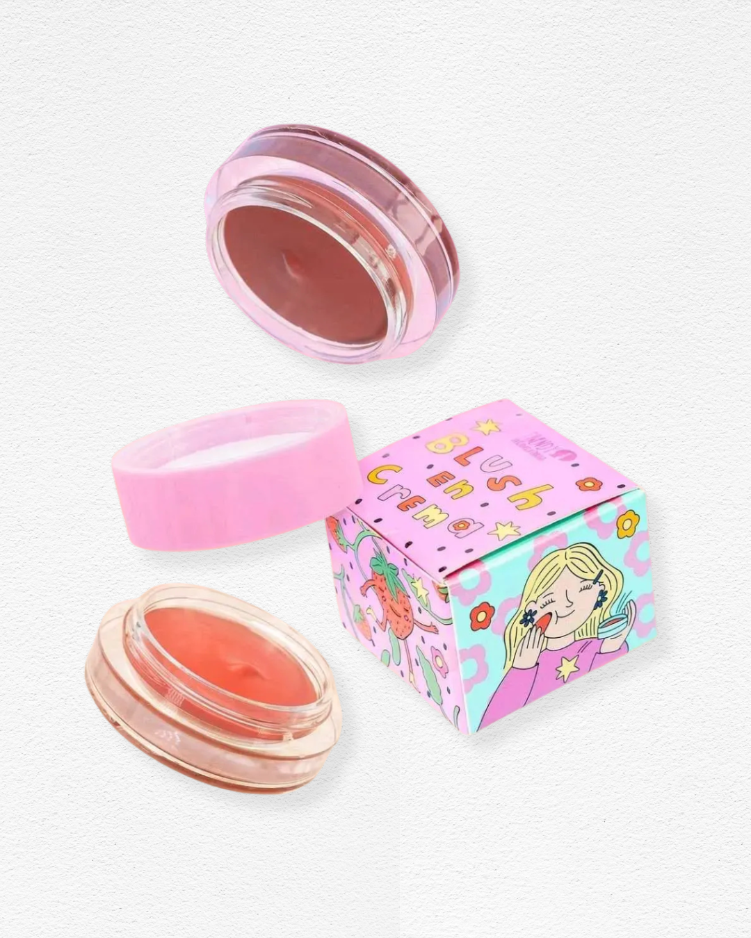 Blush Doble en Crema - Fresita