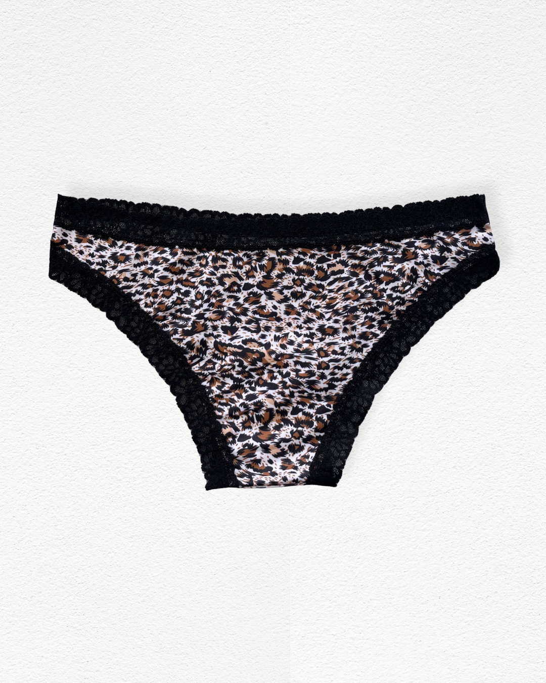 Panty Cachetero con Encaje Animal Print