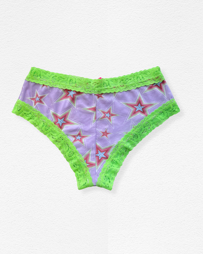 Panty de Algodón con Encaje Clásico