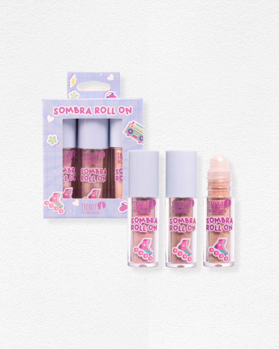 Set de Sombra Líquida- Roll On Eyeshadow