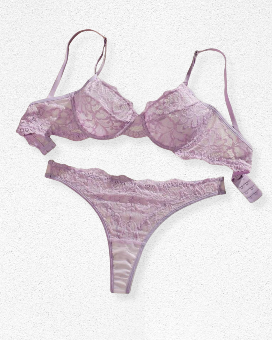 Set de Ropa Interior Liliana - Encaje Lila