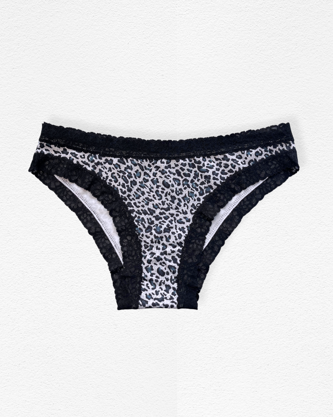 Panty Cachetero con Encaje Animal Print