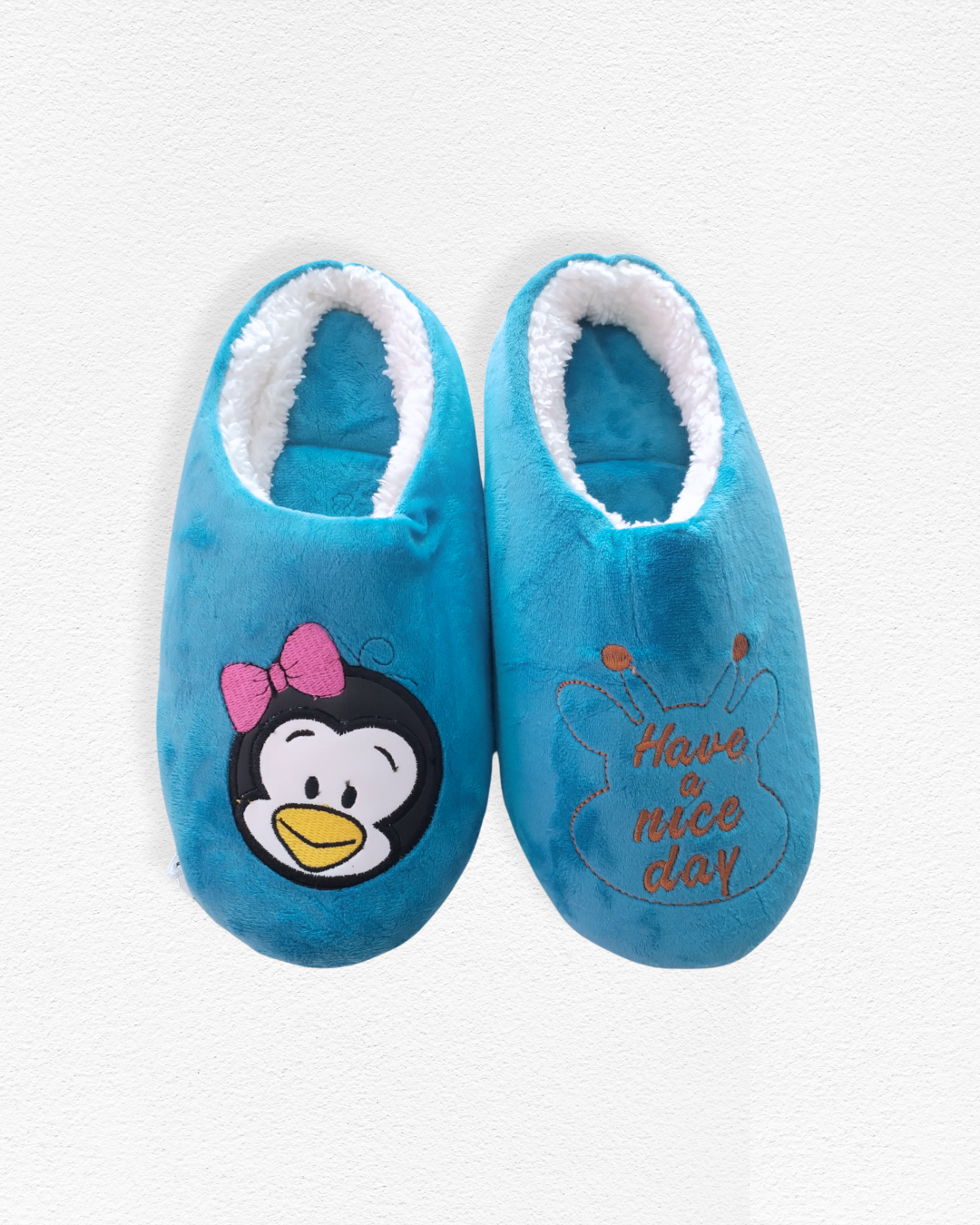 Pantuflas - Pingüinita Azul