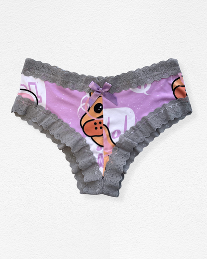 Panty de Algodón con Encaje Clásico