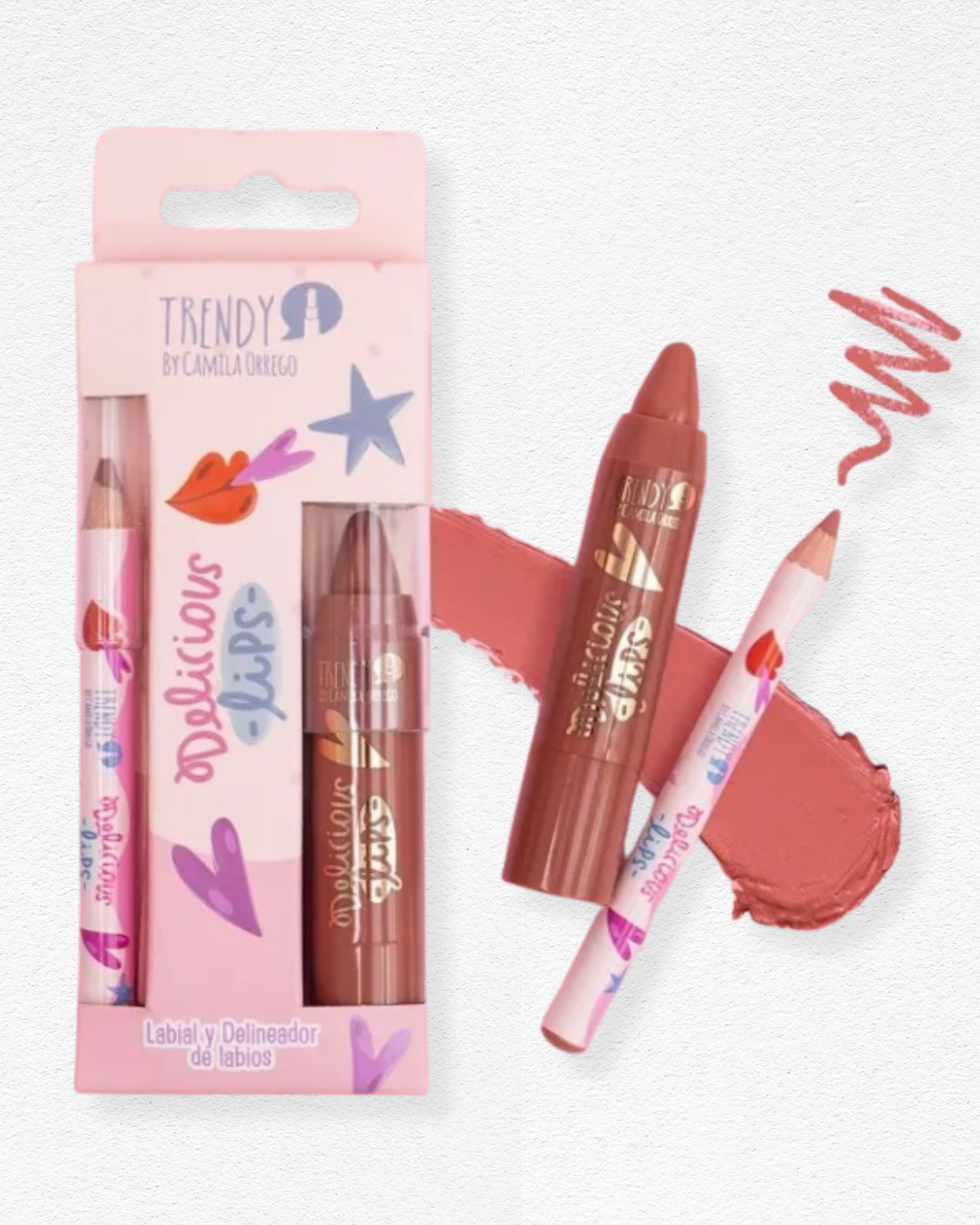 Set Labial + Delineador de Labios - Delicious Lips