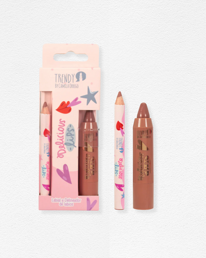 Set Labial + Delineador de Labios - Delicious Lips